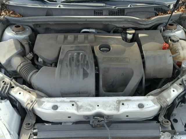 1G1AL58F987249295 - 2008 CHEVROLET COBALT LT SILVER photo 7