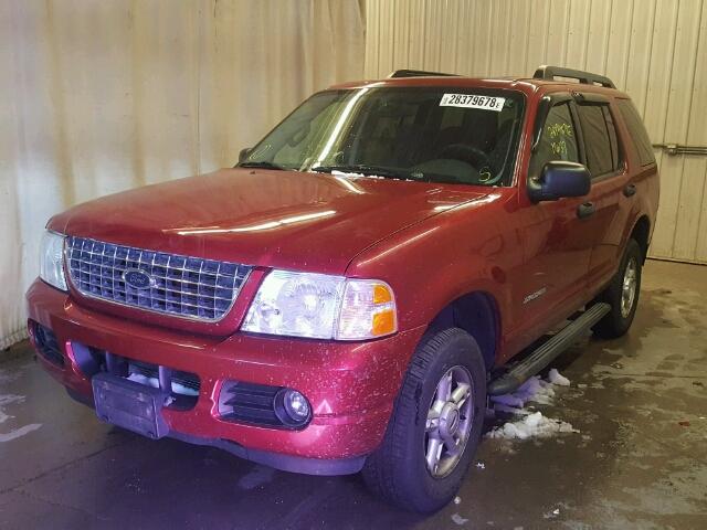 1FMDU73K45UA83990 - 2005 FORD EXPLORER X MAROON photo 2