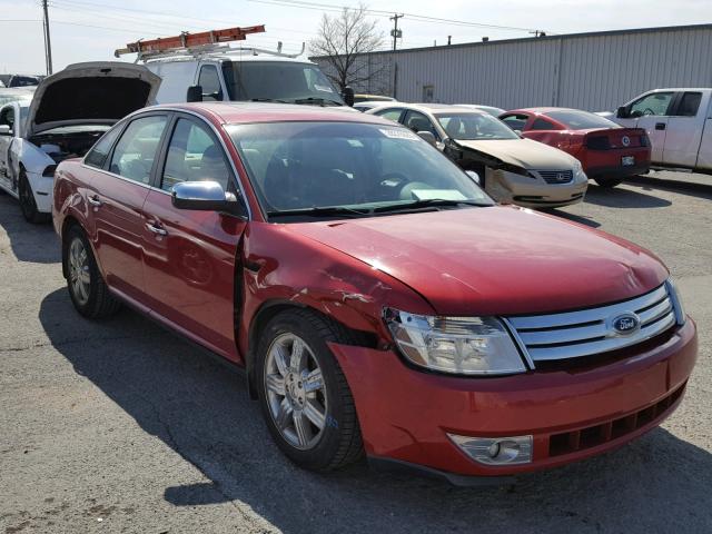 1FAHP25W49G116951 - 2009 FORD TAURUS LIM RED photo 1