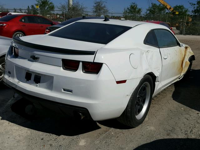 2G1FA1E33C9193800 - 2012 CHEVROLET CAMARO LS WHITE photo 4