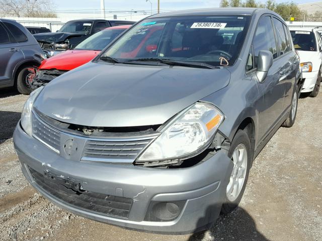 3N1BC13E68L399429 - 2008 NISSAN VERSA S CHARCOAL photo 2