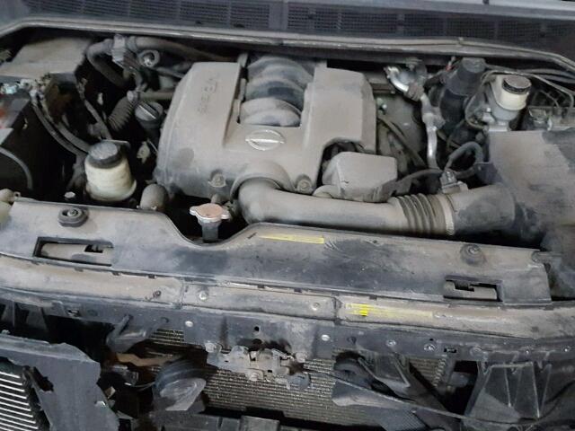 1N6AA07A16N572025 - 2006 NISSAN TITAN XE SILVER photo 7