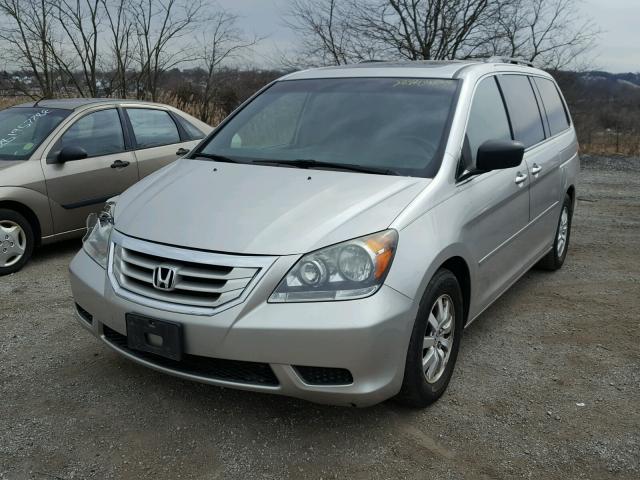 5FNRL38638B414119 - 2008 HONDA ODYSSEY EX SILVER photo 2