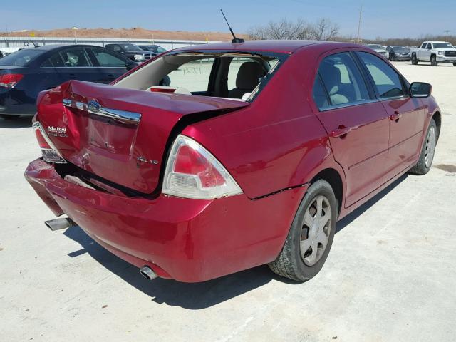 3FAHP08119R108965 - 2009 FORD FUSION SEL BURGUNDY photo 4