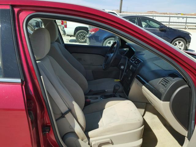 3FAHP08119R108965 - 2009 FORD FUSION SEL BURGUNDY photo 5