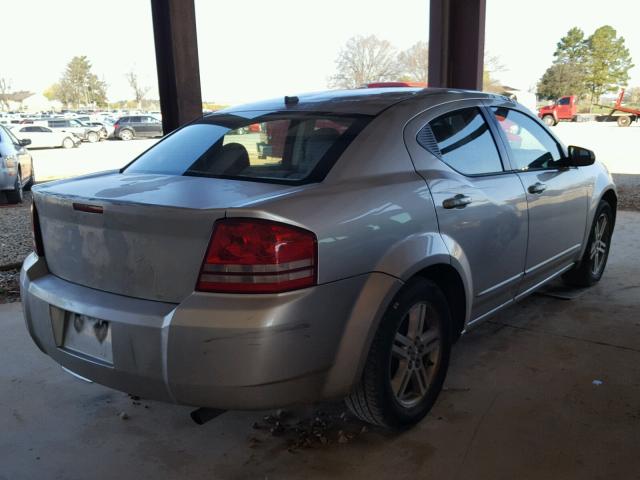 1B3LC56KX8N183174 - 2008 DODGE AVENGER SX SILVER photo 4