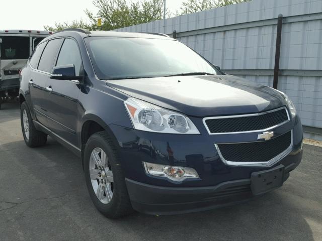 1GNKRGED6CJ203323 - 2012 CHEVROLET TRAVERSE L BLUE photo 1