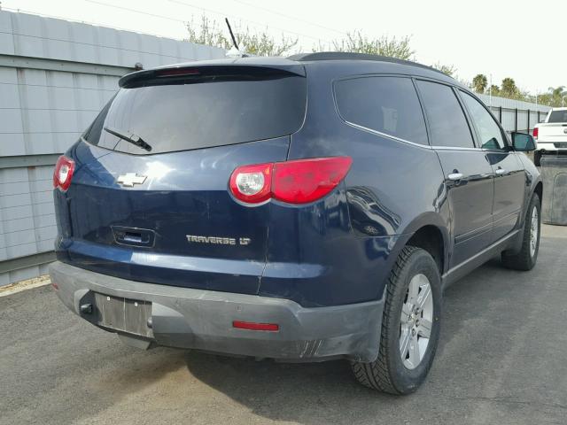 1GNKRGED6CJ203323 - 2012 CHEVROLET TRAVERSE L BLUE photo 4