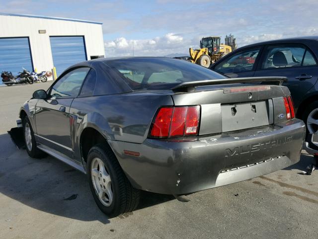 1FAFP40442F146634 - 2002 FORD MUSTANG GRAY photo 3
