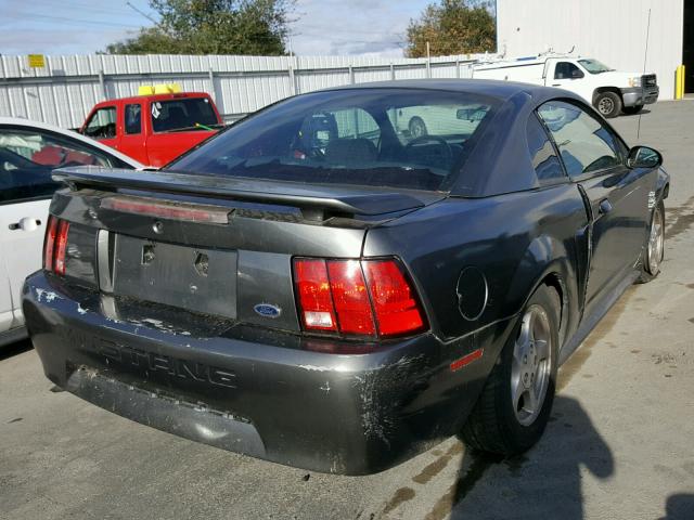 1FAFP40442F146634 - 2002 FORD MUSTANG GRAY photo 4