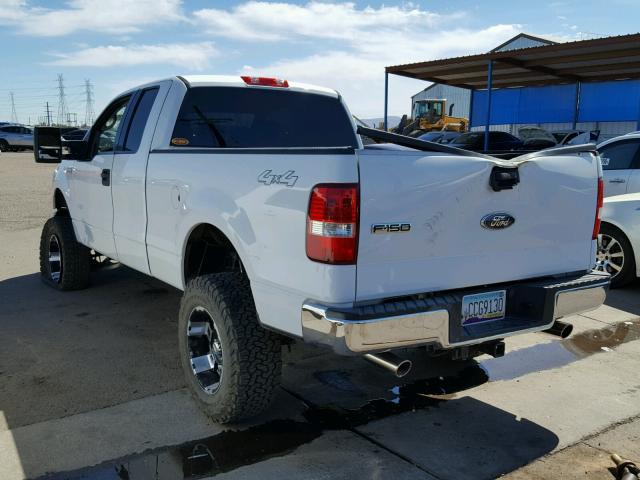 1FTPX14596NB81052 - 2006 FORD F150 WHITE photo 3