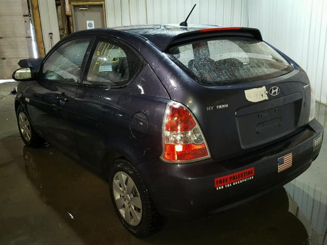 KMHCM36C88U060659 - 2008 HYUNDAI ACCENT GS GRAY photo 3