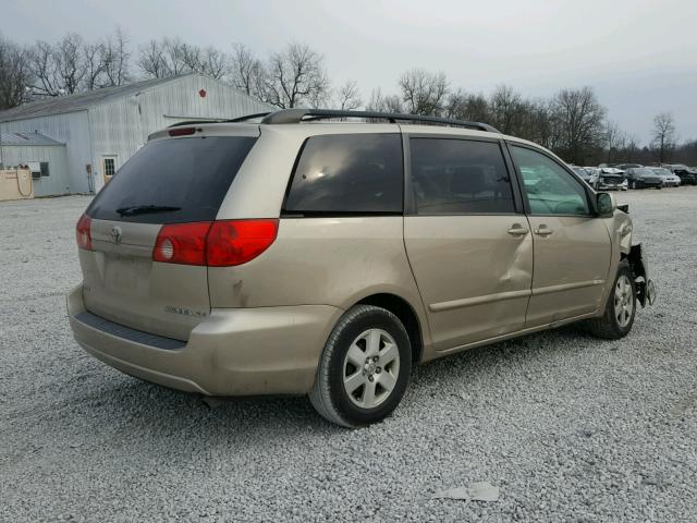 5TDZA22C76S569439 - 2006 TOYOTA SIENNA XLE TAN photo 4