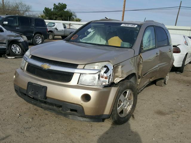 2CNDL33F686071454 - 2008 CHEVROLET EQUINOX LT GOLD photo 2