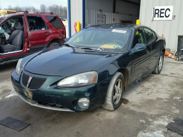 2G2WP522241259900 - 2004 PONTIAC GRAND PRIX GREEN photo 2
