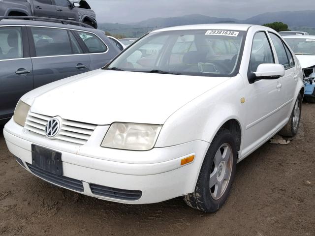 3VWSC29M2XM017629 - 1999 VOLKSWAGEN JETTA GLS WHITE photo 2