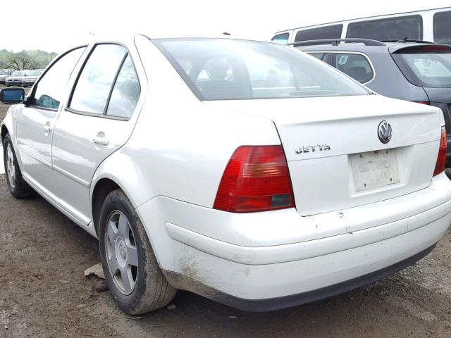 3VWSC29M2XM017629 - 1999 VOLKSWAGEN JETTA GLS WHITE photo 3
