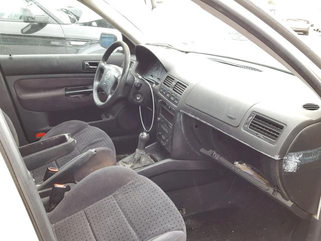 3VWSC29M2XM017629 - 1999 VOLKSWAGEN JETTA GLS WHITE photo 5