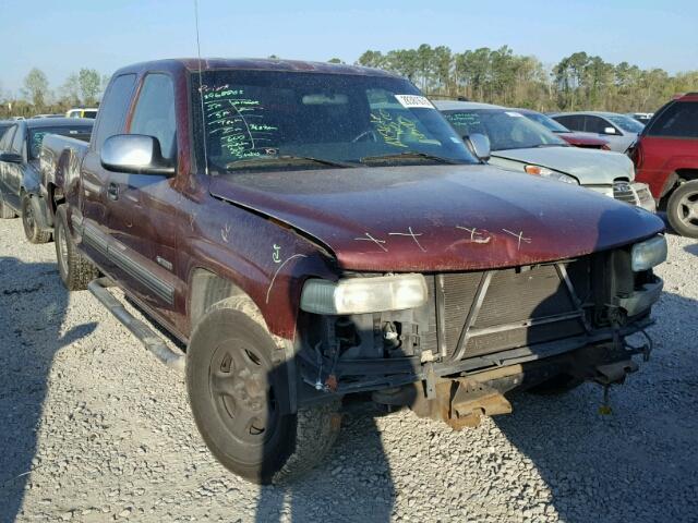 2GCEC19VX21410233 - 2002 CHEVROLET SILVERADO BURGUNDY photo 1