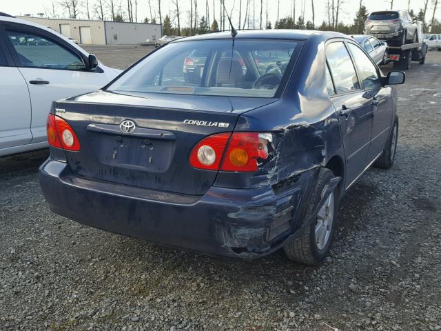 2T1BR32E43C152611 - 2003 TOYOTA COROLLA CE BLUE photo 4