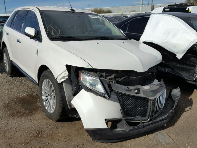 2LMDJ6JK2DBL28302 - 2013 LINCOLN MKX WHITE photo 1