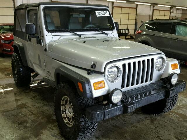 1J4FA44S36P711115 - 2006 JEEP WRANGLER / SILVER photo 1