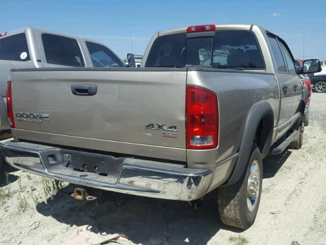 3D7KU28C74G277954 - 2004 DODGE RAM 2500 S 棕色 照片 4
