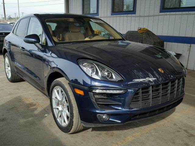 WP1AB2A5XHLB11443 - 2017 PORSCHE MACAN S BLUE photo 1