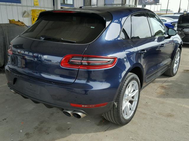 WP1AB2A5XHLB11443 - 2017 PORSCHE MACAN S BLUE photo 4