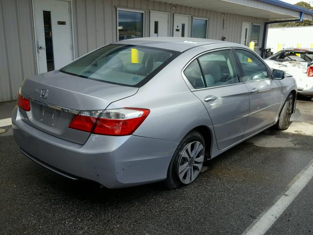 1HGCR2F38EA116209 - 2014 HONDA ACCORD LX SILVER photo 4