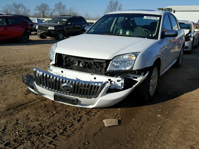 1MEHM42W98G620167 - 2008 MERCURY SABLE PREM WHITE photo 2