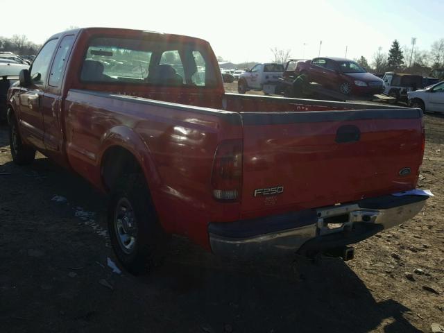 1FTNX20L93EA85788 - 2003 FORD F250 SUPER RED photo 3