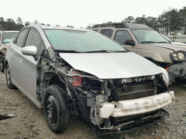 JTDKN3DU5C5465826 - 2012 TOYOTA PRIUS SILVER photo 1