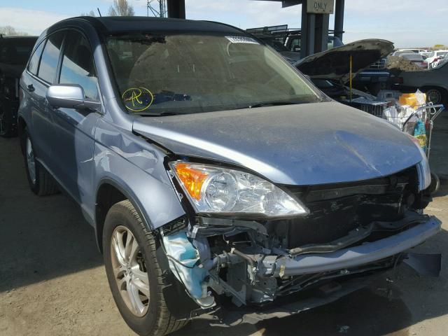 JHLRE4H78BC010023 - 2011 HONDA CR-V EXL BLUE photo 1