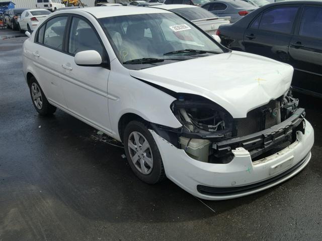 KMHCN4AC3AU422235 - 2010 HYUNDAI ACCENT GLS WHITE photo 1