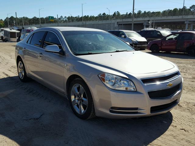 1G1ZH57B18F211259 - 2008 CHEVROLET MALIBU 1LT SILVER photo 1