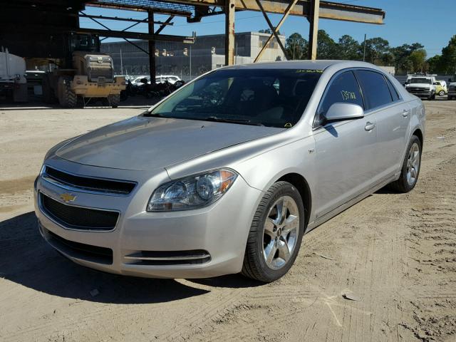 1G1ZH57B18F211259 - 2008 CHEVROLET MALIBU 1LT SILVER photo 2