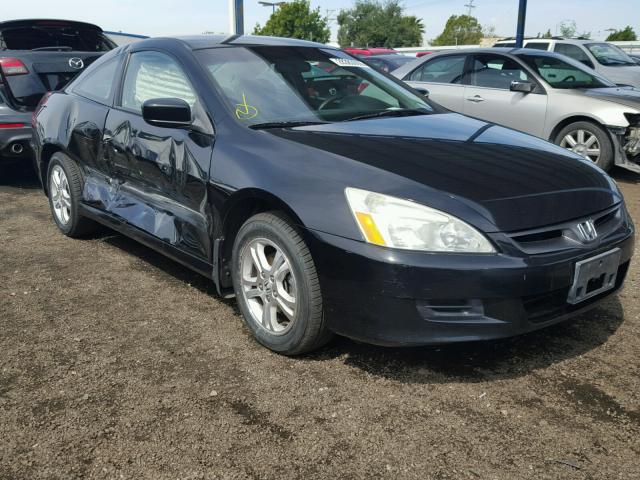 1HGCM72317A011323 - 2007 HONDA ACCORD LX BLACK photo 1