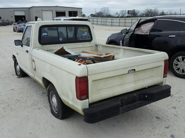 1FTBR10A9HUC16477 - 1987 FORD RANGER WHITE photo 3