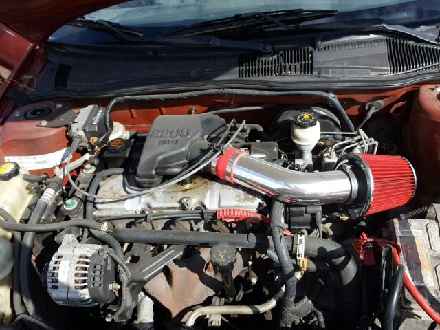 3G1JC5242YS161424 - 2000 CHEVROLET CAVALIER BURGUNDY photo 7