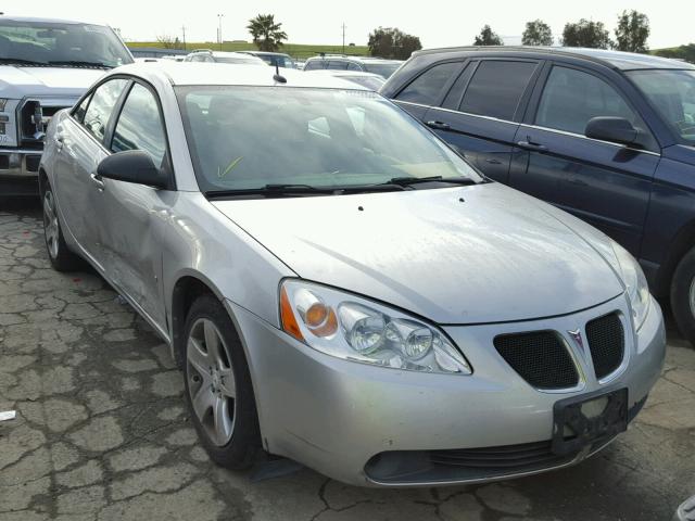 1G2ZG57B984246027 - 2008 PONTIAC G6 BASE SILVER photo 1