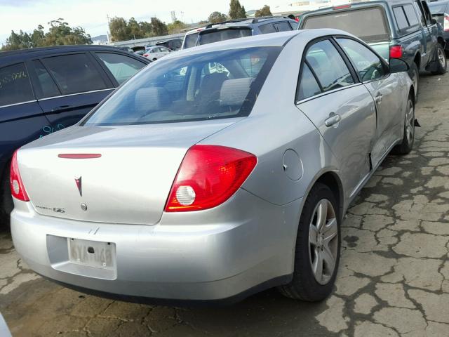 1G2ZG57B984246027 - 2008 PONTIAC G6 BASE SILVER photo 4