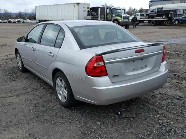 1G1ZT51836F192030 - 2006 CHEVROLET MALIBU LT SILVER photo 3