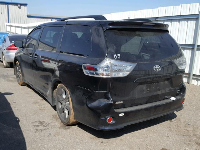 5TDXK3DC6FS686422 - 2015 TOYOTA SIENNA SPO BLACK photo 3