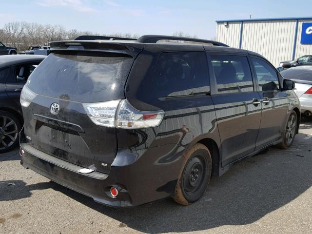 5TDXK3DC6FS686422 - 2015 TOYOTA SIENNA SPO BLACK photo 4