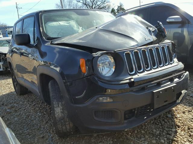 ZACCJAAH6FPC15440 - 2015 JEEP RENEGADE S BLACK photo 1