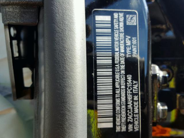 ZACCJAAH6FPC15440 - 2015 JEEP RENEGADE S 黑色 照片 10