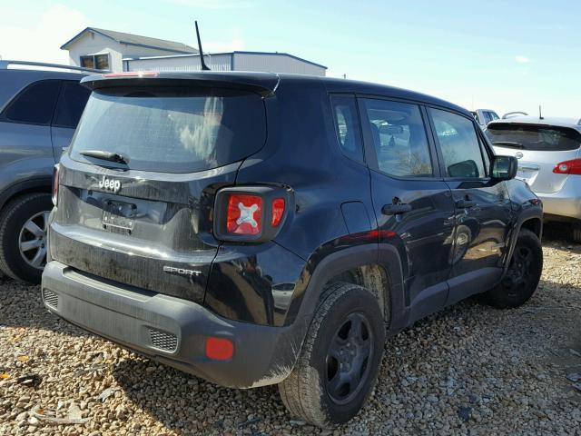 ZACCJAAH6FPC15440 - 2015 JEEP RENEGADE S BLACK photo 4