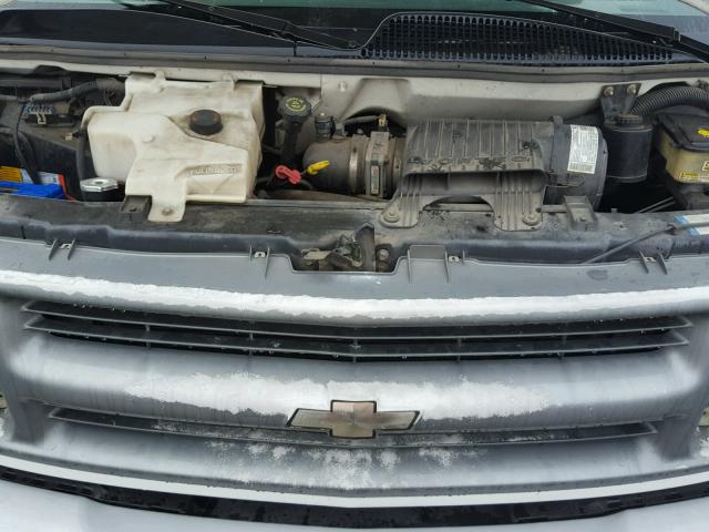 1GCFG25W421155713 - 2002 CHEVROLET EXPRESS G2 WHITE photo 7