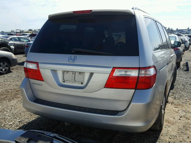 5FNRL38626B409863 - 2006 HONDA ODYSSEY EX SILVER photo 4